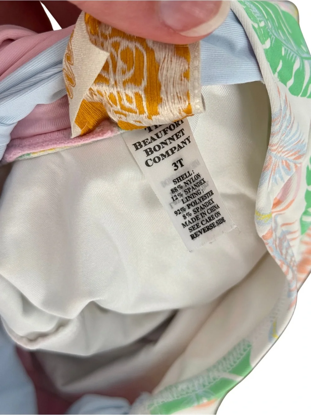 TBBC Seabrook Bathing Suit 3T Harbour Island Print Preppy Luxury Classic Beach
